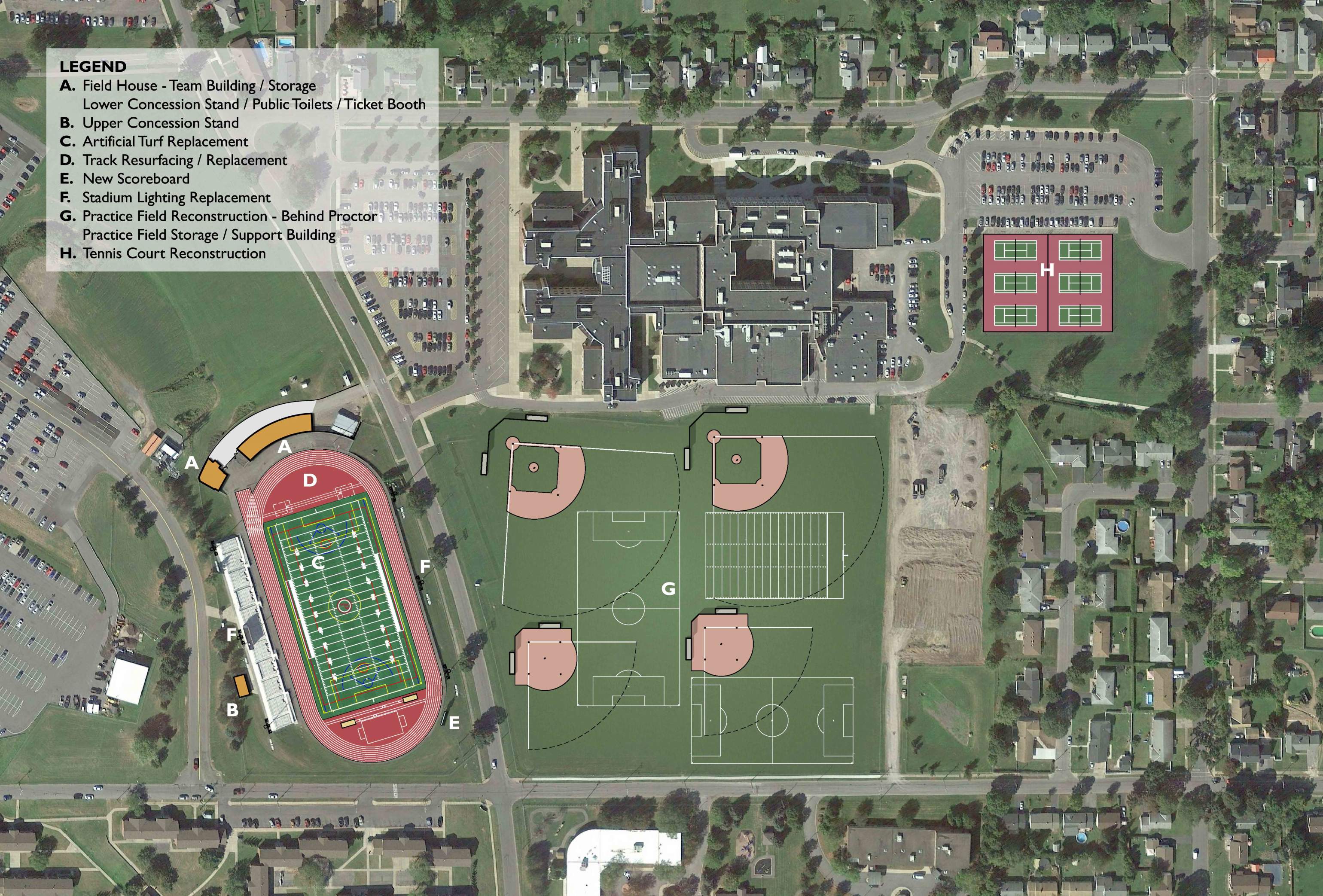 Utica City School District Athletic Reconstruction > Projects